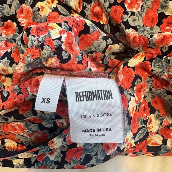Reformation long sleeve dress floral - Picture 7 of 10